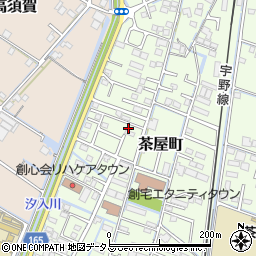岡山県倉敷市茶屋町2116周辺の地図
