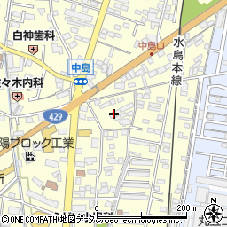 岡山県倉敷市中島2283周辺の地図