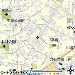 岡山県倉敷市中島366周辺の地図
