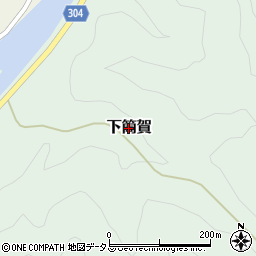 広島県安芸太田町（山県郡）下筒賀周辺の地図