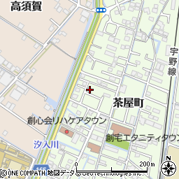 岡山県倉敷市茶屋町2112-18周辺の地図