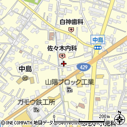 岡山県倉敷市中島277周辺の地図