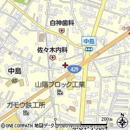 岡山県倉敷市中島248周辺の地図