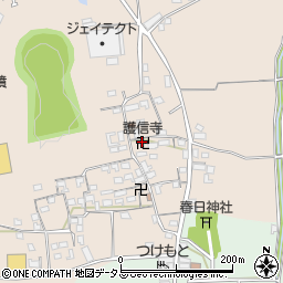 護信寺周辺の地図