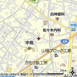岡山県倉敷市中島704周辺の地図