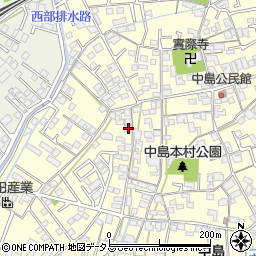岡山県倉敷市中島565周辺の地図