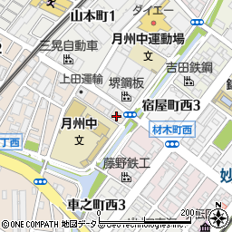 大阪府堺市堺区神南辺町1丁2周辺の地図