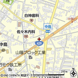 岡山県倉敷市中島252周辺の地図