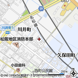 三重県松阪市川井町980-20周辺の地図