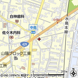 岡山県倉敷市中島2290周辺の地図