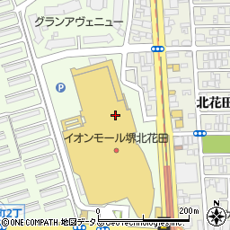 ＣＡＦＦＥ・ＳＯＬＡＲＥ北花田ダイヤモンドシティプラウ店周辺の地図