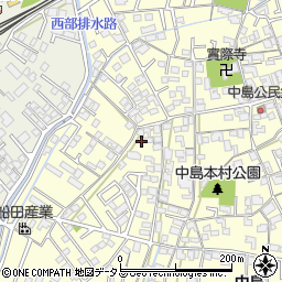 岡山県倉敷市中島570周辺の地図