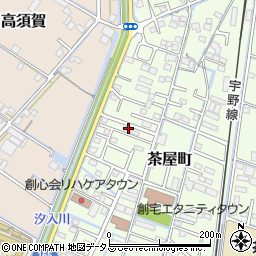 岡山県倉敷市茶屋町2112-21周辺の地図