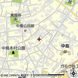 岡山県倉敷市中島357周辺の地図