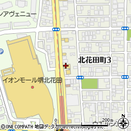 無添くら寿司 北花田店周辺の地図