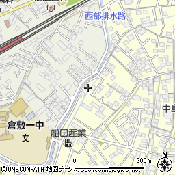 岡山県倉敷市中島1074周辺の地図