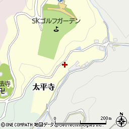 大阪府柏原市太平寺周辺の地図