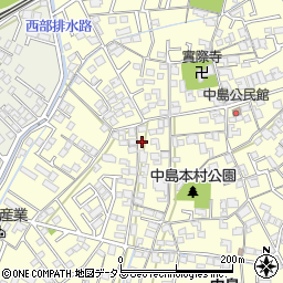 岡山県倉敷市中島556周辺の地図