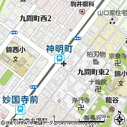 茶寮 つぼ市製茶本舗 堺本館周辺の地図