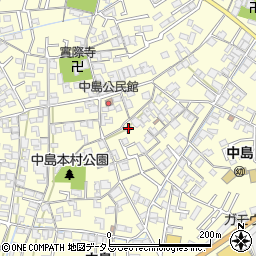 岡山県倉敷市中島352周辺の地図