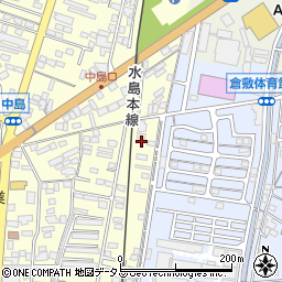 岡山県倉敷市中島2562周辺の地図