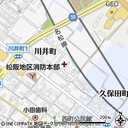三重県松阪市川井町980-16周辺の地図