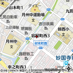 大阪府堺市堺区宿屋町西3丁周辺の地図