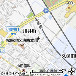 三重県松阪市川井町980-14周辺の地図