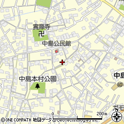 岡山県倉敷市中島393周辺の地図