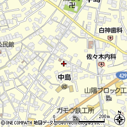 岡山県倉敷市中島698周辺の地図