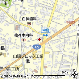 岡山県倉敷市中島254周辺の地図