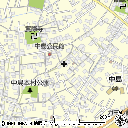 岡山県倉敷市中島356周辺の地図