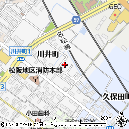 三重県松阪市川井町980周辺の地図