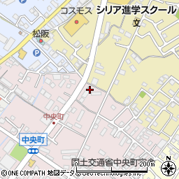 三重県松阪市中央町612周辺の地図