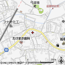 岡山県倉敷市船穂町船穂1821周辺の地図