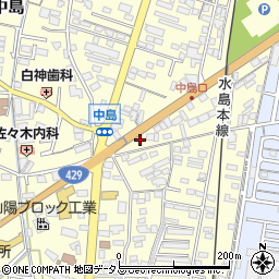 岡山県倉敷市中島2297周辺の地図