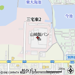 山崎製パン株式会社　大阪第二工場周辺の地図