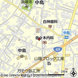 岡山県倉敷市中島282周辺の地図