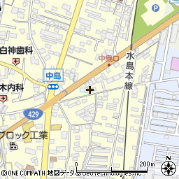 岡山県倉敷市中島2302周辺の地図