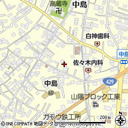 岡山県倉敷市中島289周辺の地図