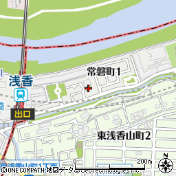 ファミリーマート堺常磐町店周辺の地図