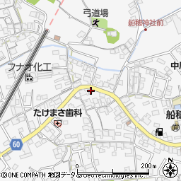 岡山県倉敷市船穂町船穂1822周辺の地図