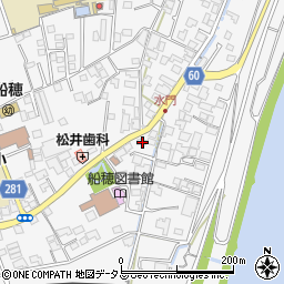 岡山県倉敷市船穂町船穂1708周辺の地図