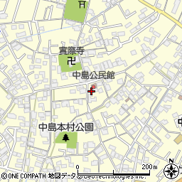 岡山県倉敷市中島396周辺の地図
