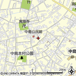 岡山県倉敷市中島392周辺の地図
