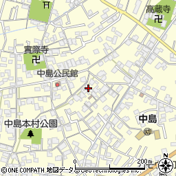 岡山県倉敷市中島360周辺の地図