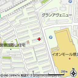 大阪府堺市北区東浅香山町周辺の地図