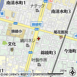 デニーズ錦綾町店周辺の地図