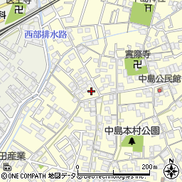 岡山県倉敷市中島498周辺の地図