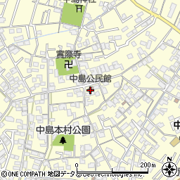 岡山県倉敷市中島398周辺の地図